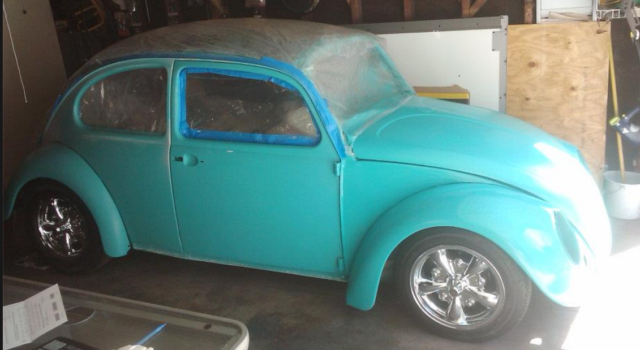 1966 Teal Volkswagen Beetle - Classic Coupe