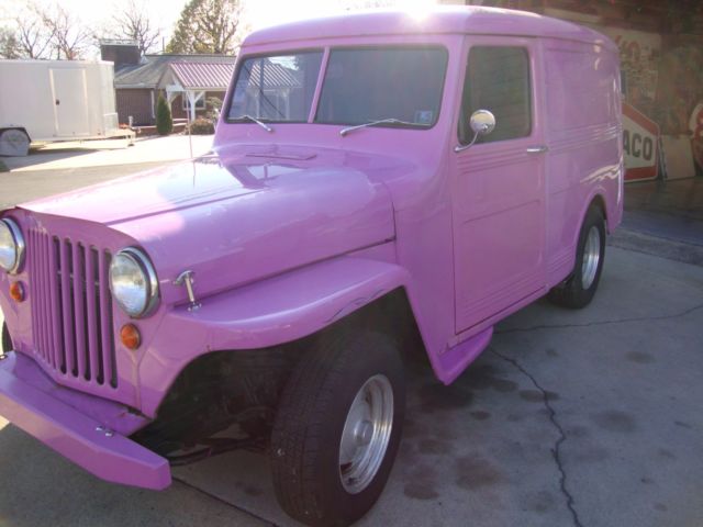 1947 PINK Willys 4-75 Sedan Delivery