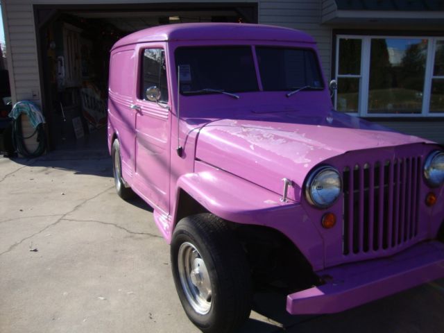 1947 PINK Willys 4-75 Sedan Delivery