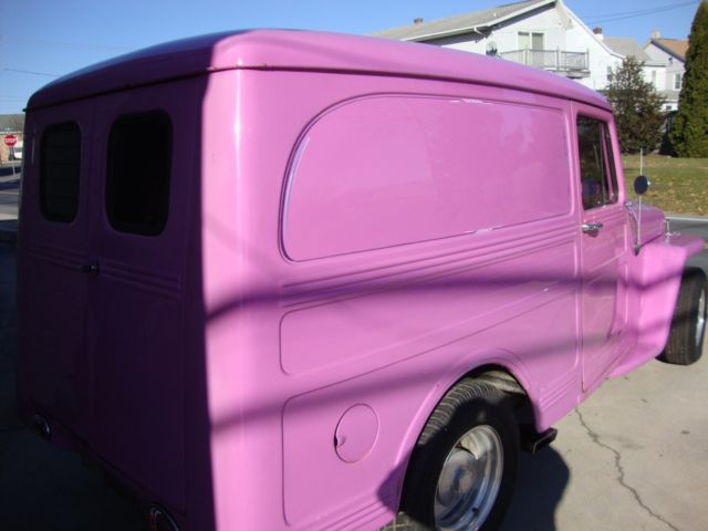 1947 PINK Willys 4-75 Sedan Delivery