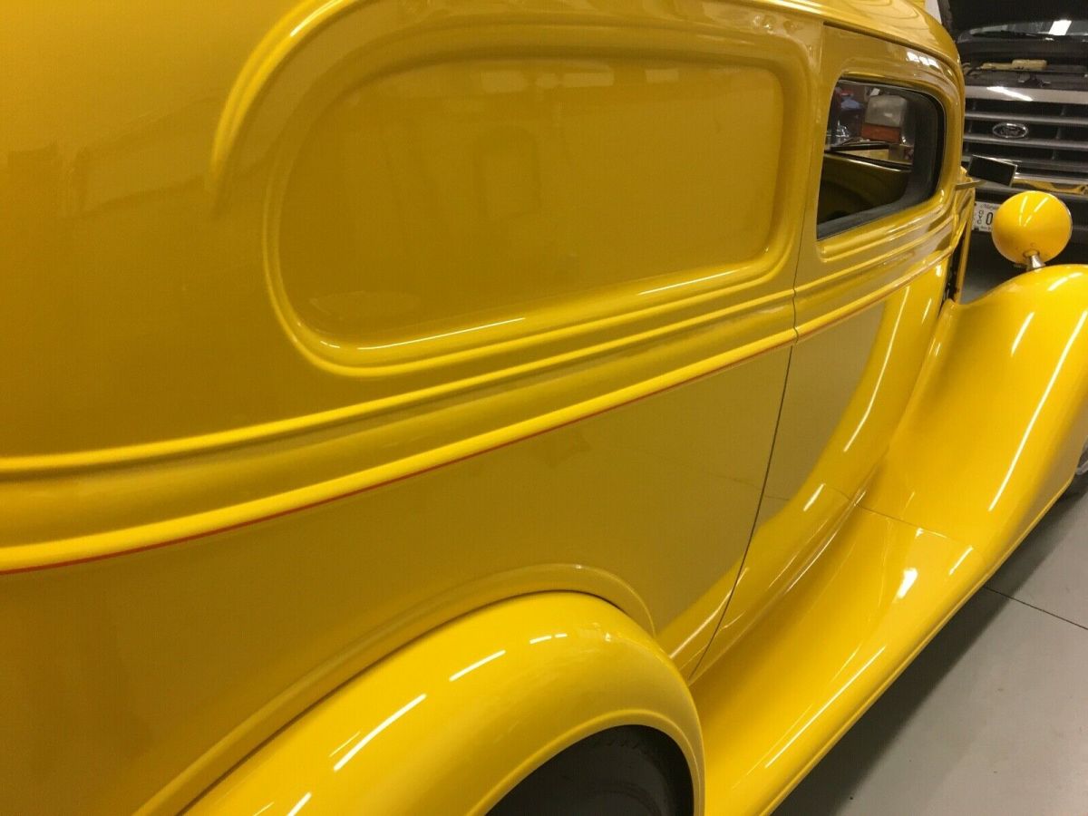 1934 Yellow Chevrolet Sedan Delivery 2 Door Sedan