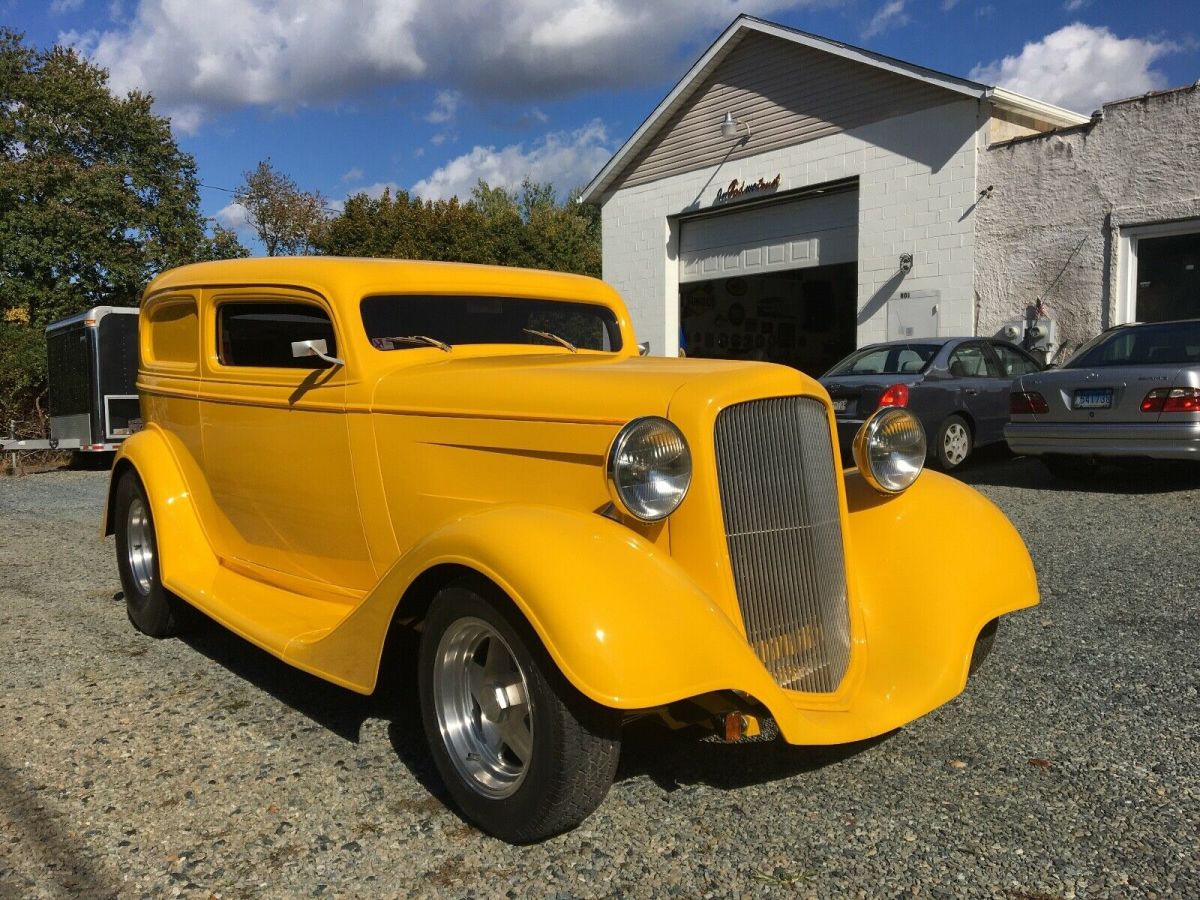 1934 Yellow Chevrolet Sedan Delivery 2 Door Sedan