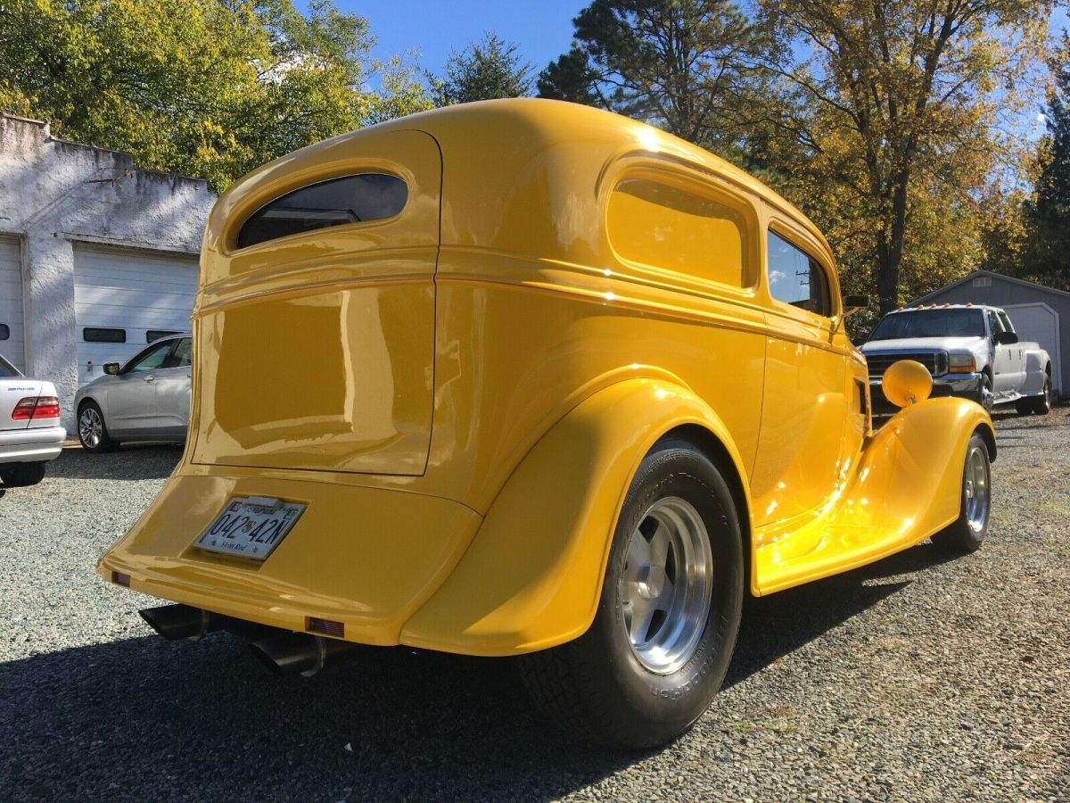 1934 Yellow Chevrolet Sedan Delivery 2 Door Sedan