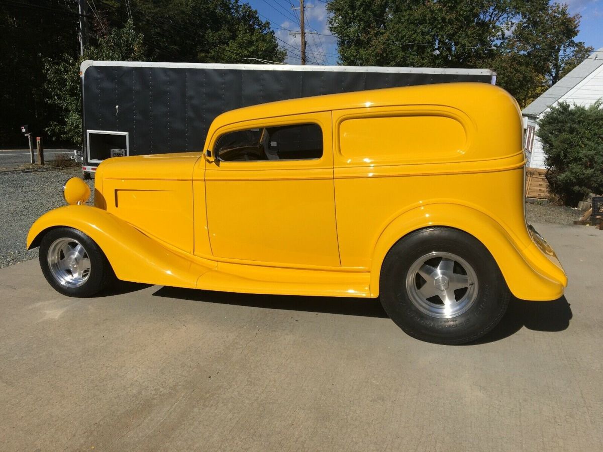 1934 Yellow Chevrolet Sedan Delivery 2 Door Sedan