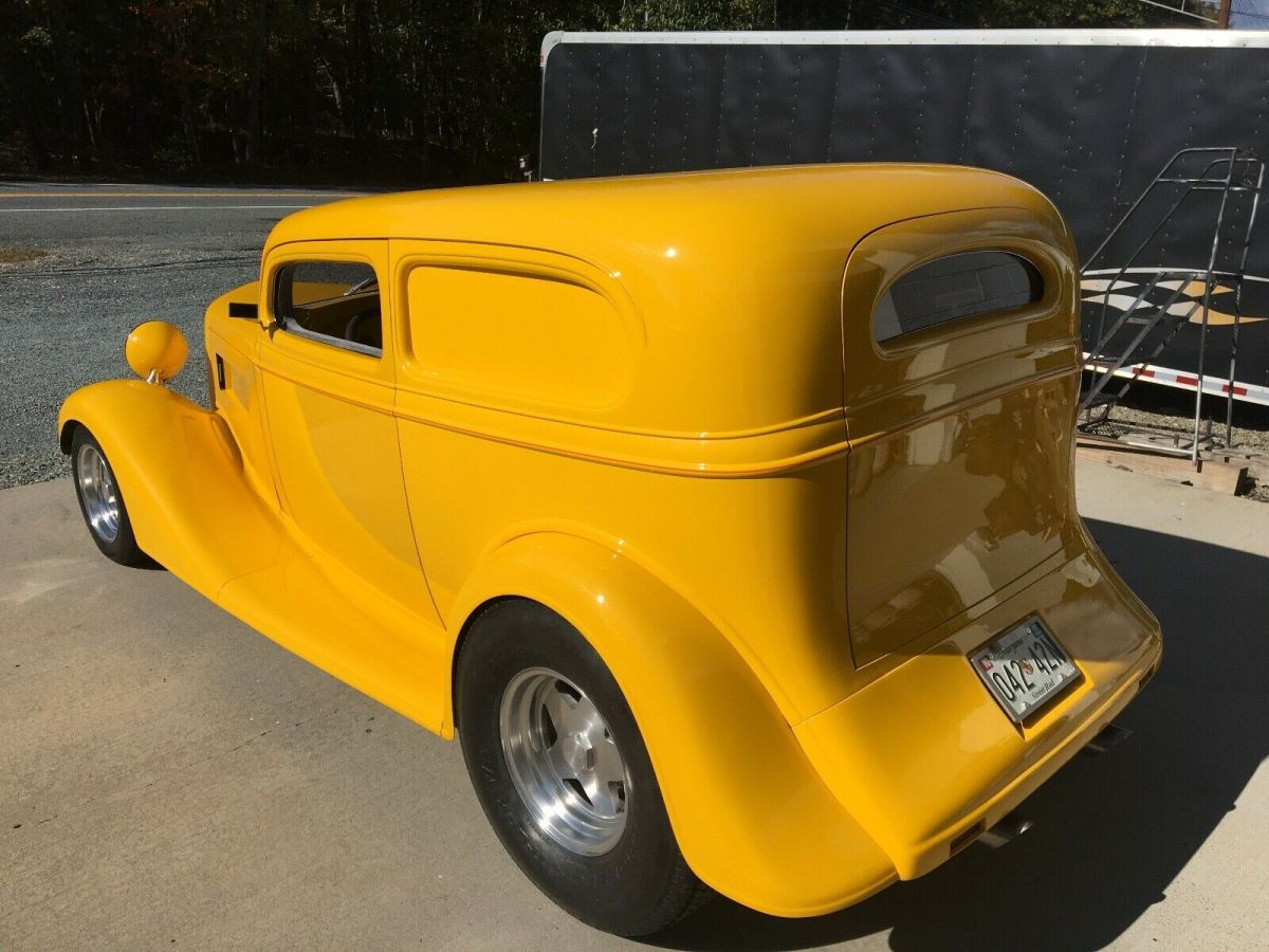 1934 Yellow Chevrolet Sedan Delivery 2 Door Sedan
