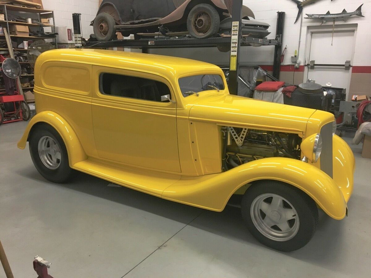 1934 Yellow Chevrolet Sedan Delivery 2 Door Sedan