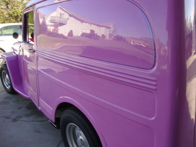 1947 PINK Willys 4-75 Sedan Delivery