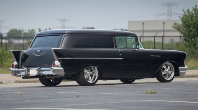 1957 Black Chevrolet Sedan Delivery Wagon