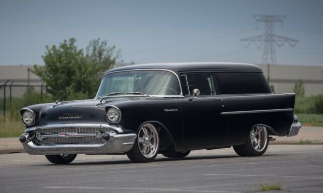 1957 Black Chevrolet Sedan Delivery Wagon