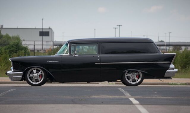 1957 Black Chevrolet Sedan Delivery Wagon