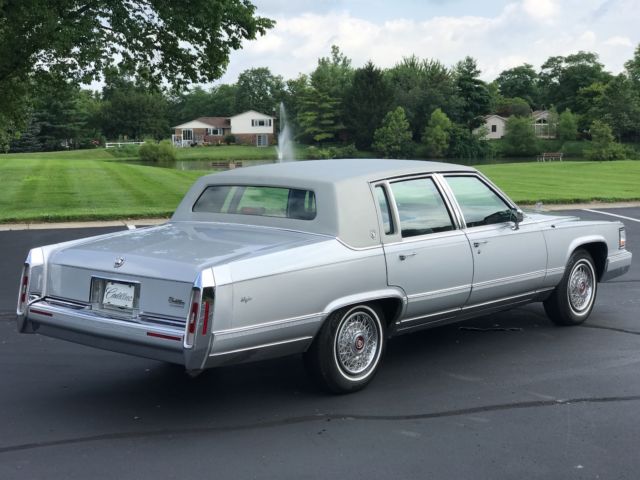 1992 Metallic Silver Cadillac Brougham