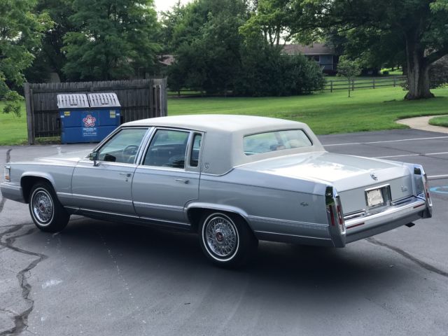 1992 Metallic Silver Cadillac Brougham