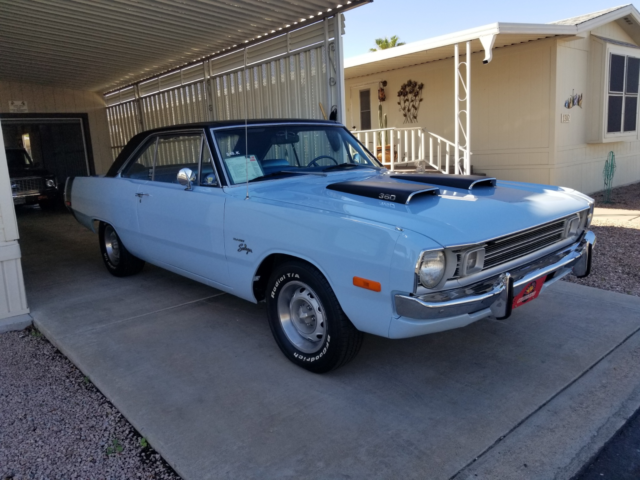 1972 blue  B11x Dodge Dart Coupe