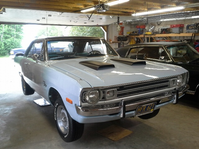 1972 blue  B11x Dodge Dart Coupe