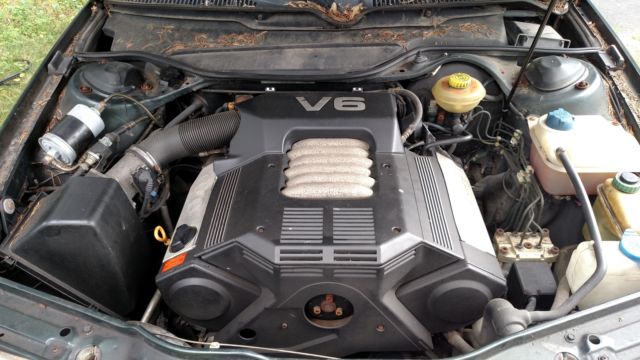 19930000 Dark Green Audi 100 Sedan