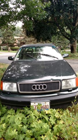 19930000 Dark Green Audi 100 Sedan