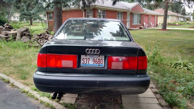 19930000 Dark Green Audi 100 Sedan