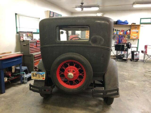 1930 Black Ford Model A Sedan
