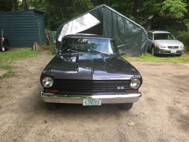 1963 Gray Chevrolet Nova Coupe