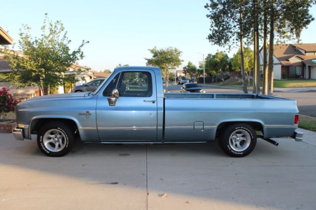 1985 Blue Chevrolet C/K Pickup 1500 Standard Cab Pickup