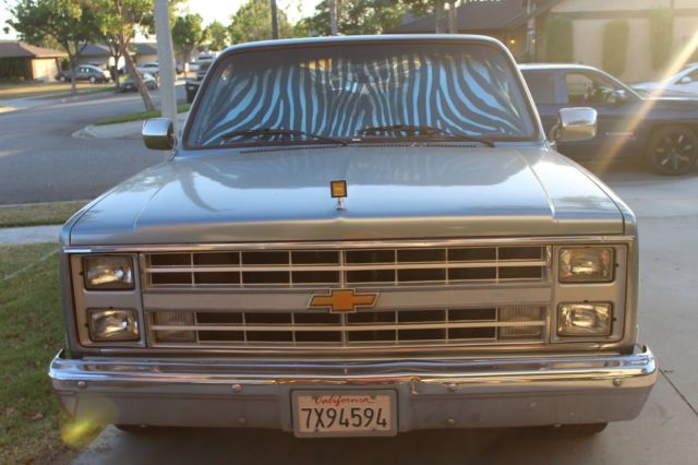 1985 Blue Chevrolet C/K Pickup 1500 Standard Cab Pickup