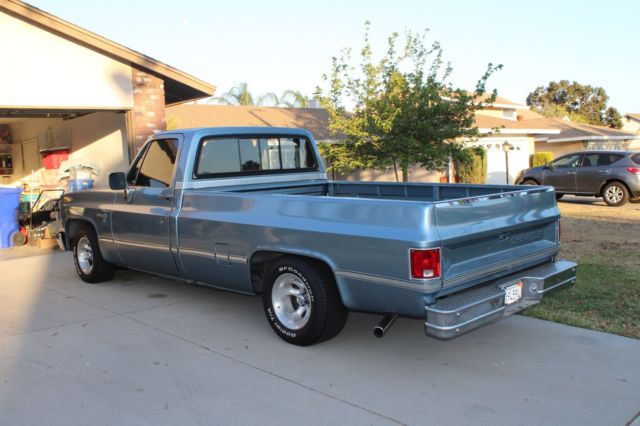 1985 Blue Chevrolet C/K Pickup 1500 Standard Cab Pickup