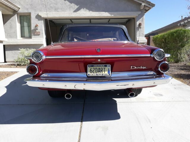1962 Candy Red Red Dodge Coronet Convertible