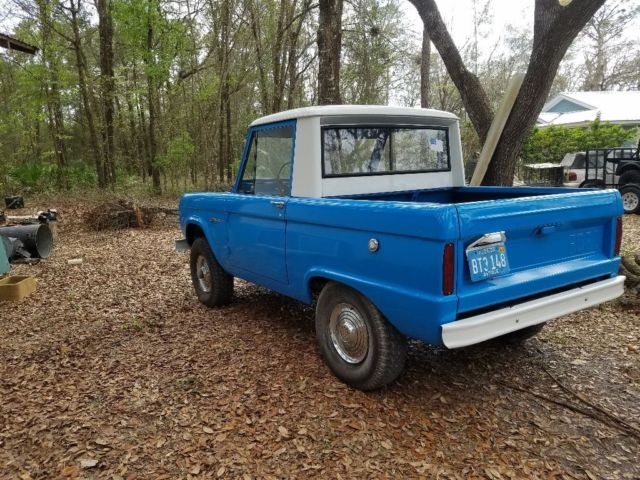 1966 Blue Ford Bronco Pickup