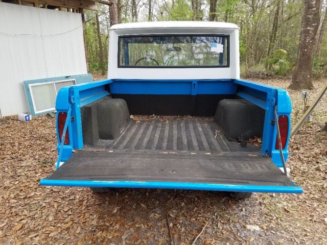 1966 Blue Ford Bronco Pickup