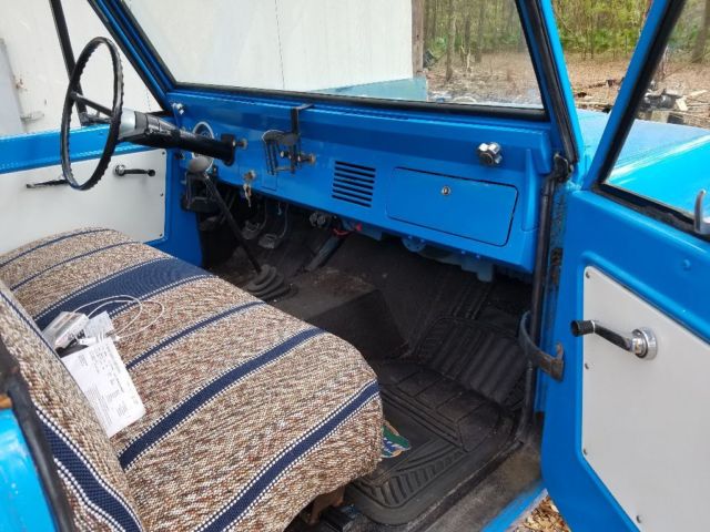 1966 Blue Ford Bronco Pickup