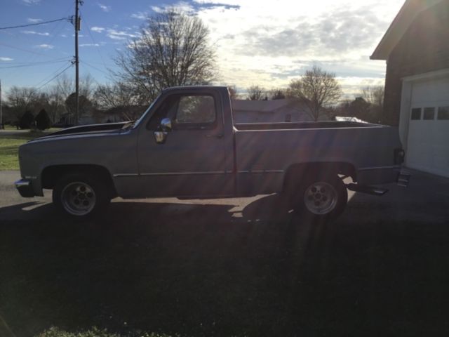 1984 Silver Chevrolet C-10 Standard Cab Pickup