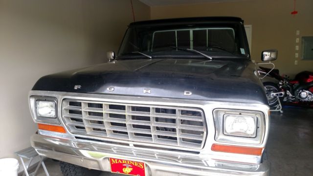 1978 Black Ford F-150 Standard Cab Pickup