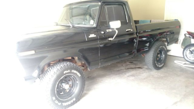 1979 Black Ford F-150 Standard Cab Pickup
