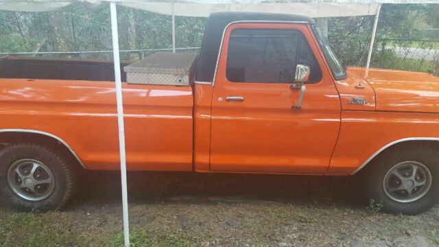 1979 Orange Ford F-150