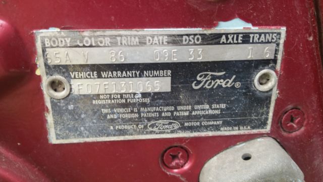 1964 Red Ford Mustang Coupe