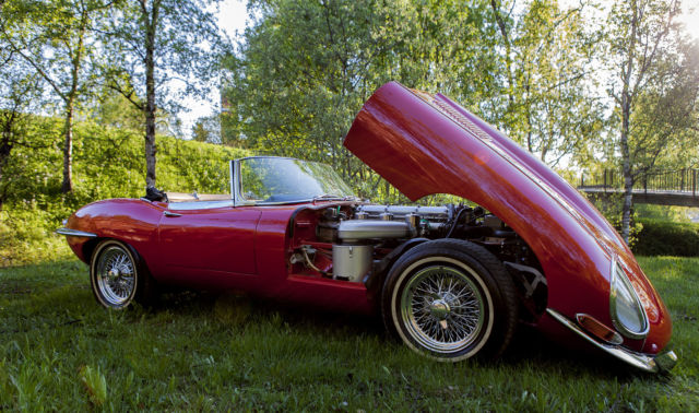 1965 Red Jaguar E-Type Roadster