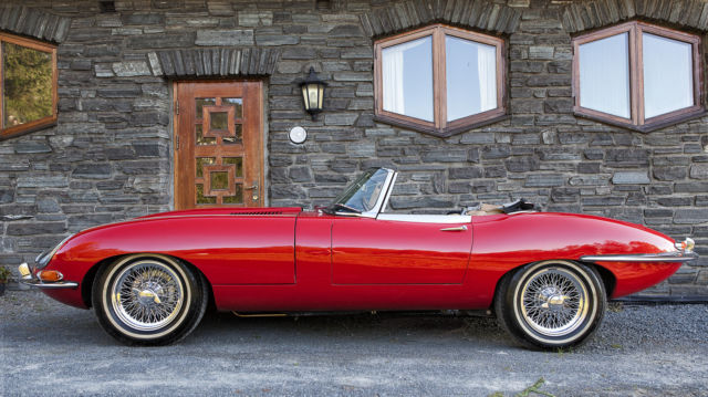 1965 Red Jaguar E-Type Roadster