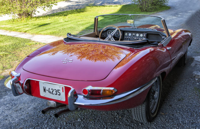 1965 Red Jaguar E-Type Roadster