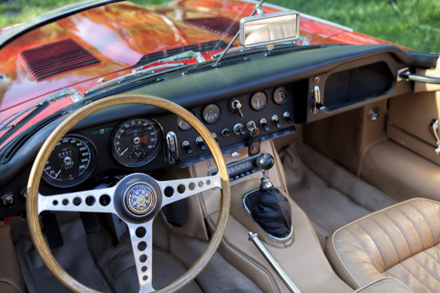 1965 Red Jaguar E-Type Roadster