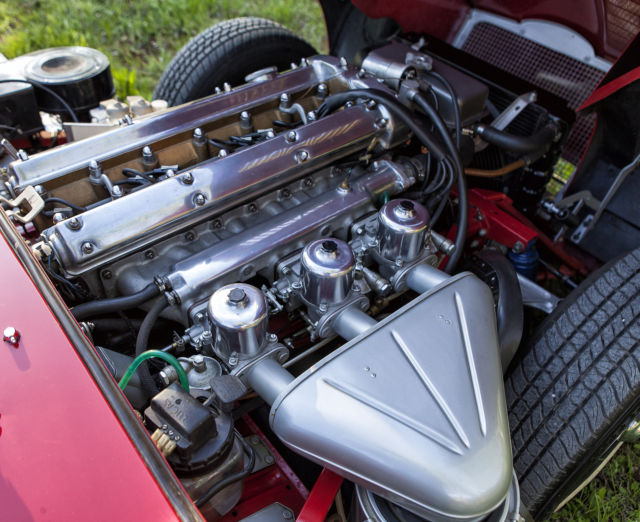 1965 Red Jaguar E-Type Roadster