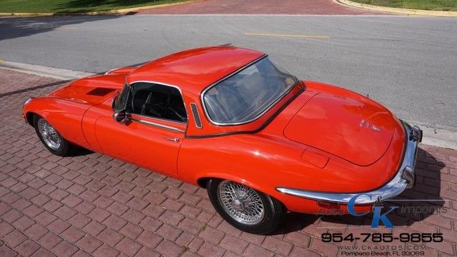 1972 Red Jaguar E-Type Convertible