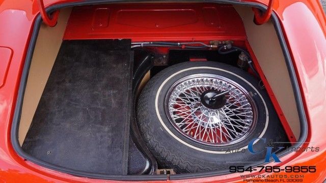 1972 Red Jaguar E-Type Convertible