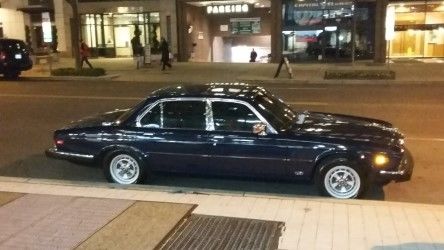 1987 Blue Jaguar XJ6 Sedan