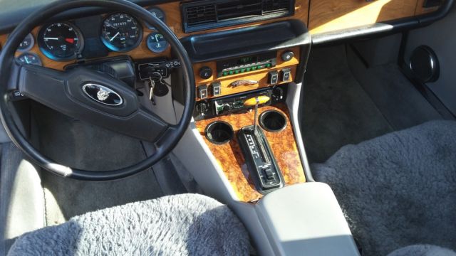 1987 Blue Jaguar XJ6 Sedan