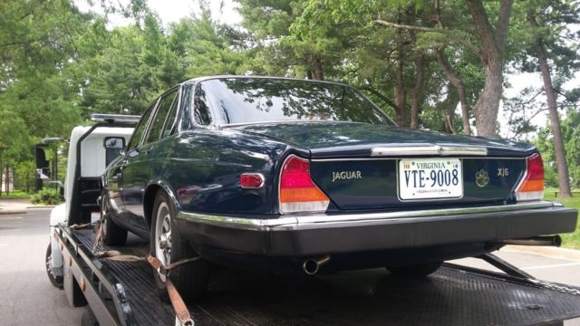 1987 Blue Jaguar XJ6 Sedan