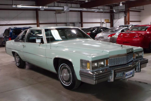 1978 Green Cadillac DeVille Coupe