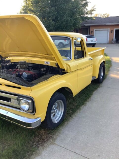 1965 Yellow Ford F-100 Standard Cab Pickup
