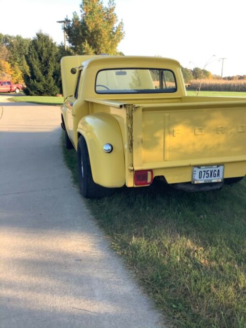 1965 Yellow Ford F-100 Standard Cab Pickup
