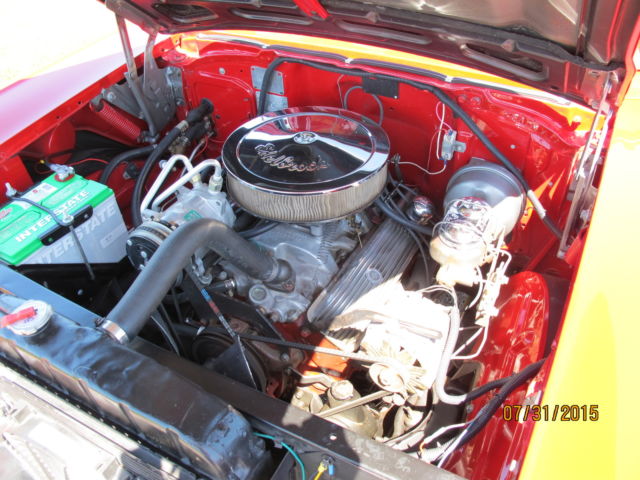 1957 Red Chevrolet Bel Air/150/210