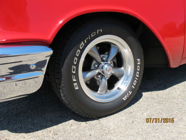 1957 Red Chevrolet Bel Air/150/210